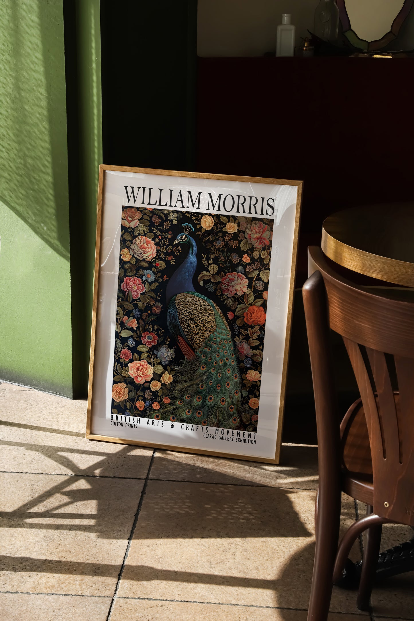 William Morris Peacock Print